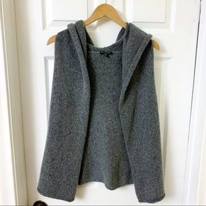 Eileen Fisher | Hooded Open Sleeveless Cardigan XS